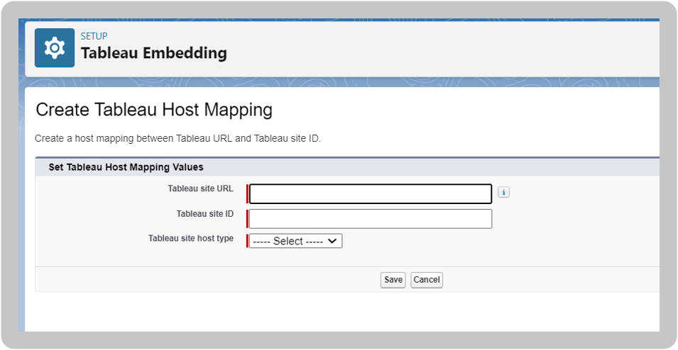 Tableau Lightning Web Components should be enabled