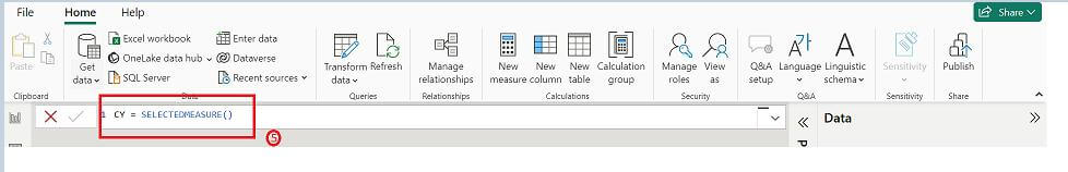 Power Bi – Selected Measure