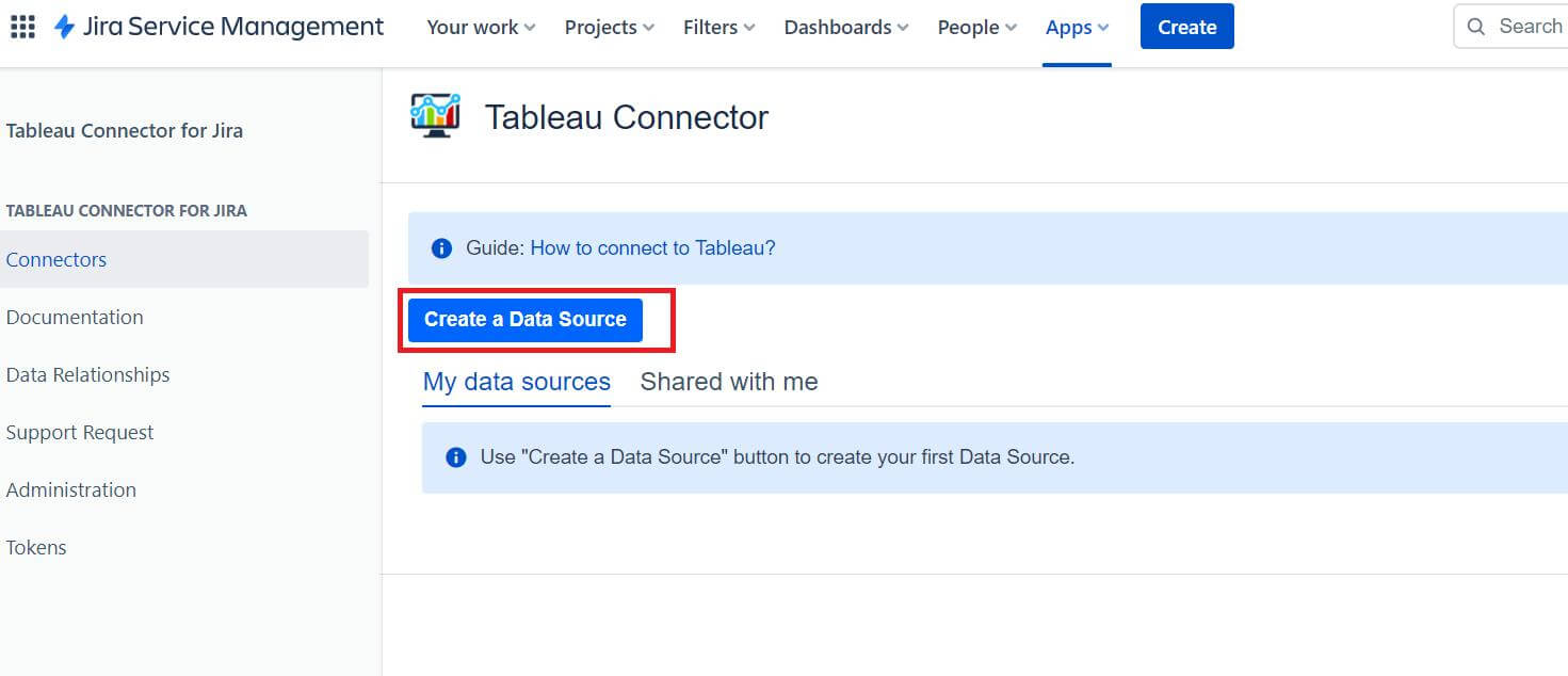 Click data sources to begin adding new data sources