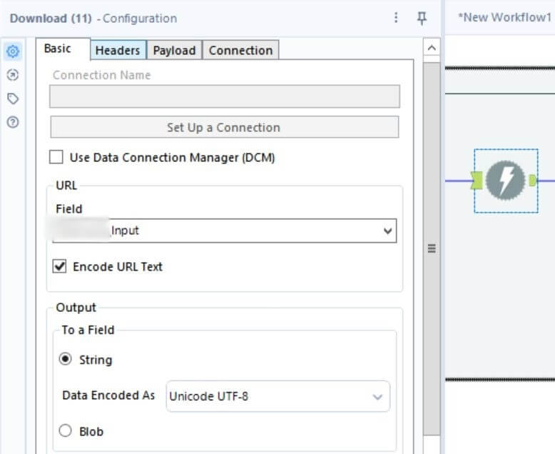 Integrating the API Link with Alteryx