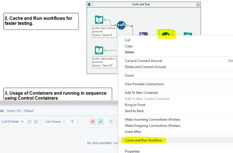 Cache and Run Workflow