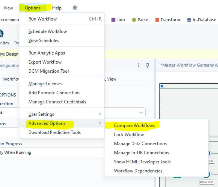 Workflow Comparison - One