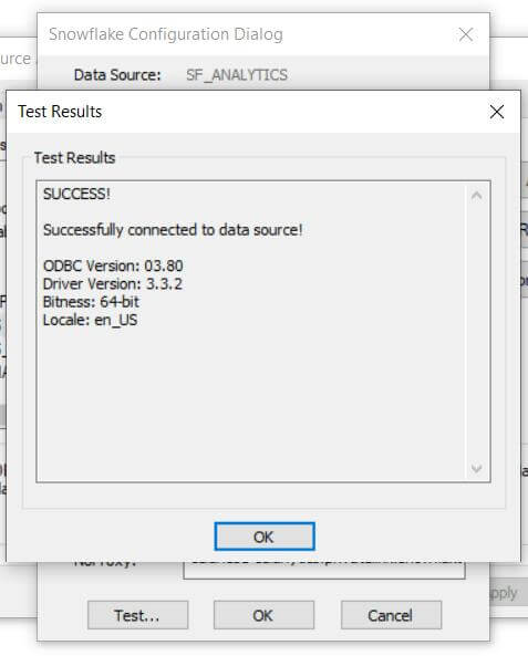 Click Test Connection to ensure the details are accurate - Two