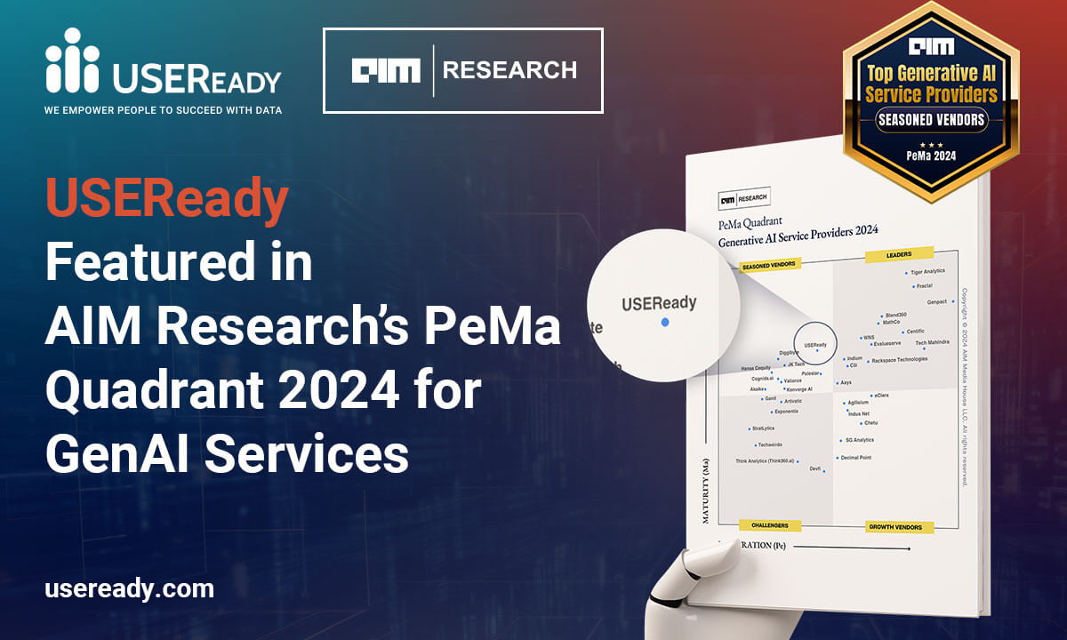 USEReady Featured in AIM Research’s PeMa Quadrant 2024 for GenAI Services