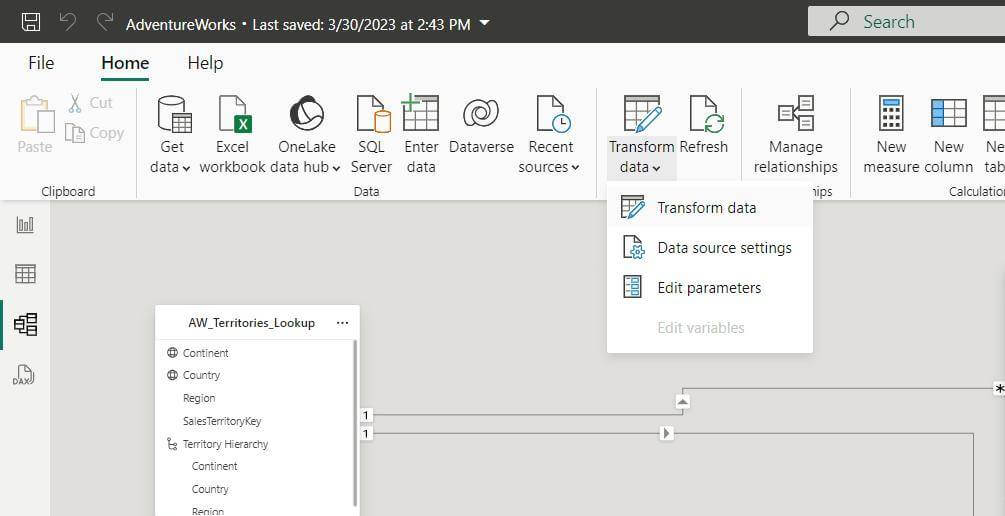 How to Load Data into Power Query Editor