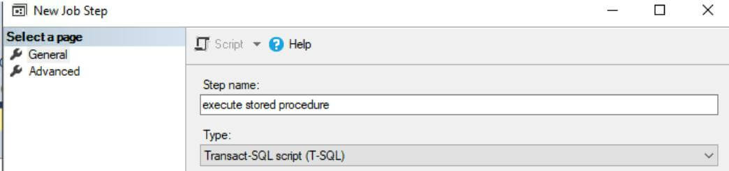 In the Steps tab, add a new step and choose